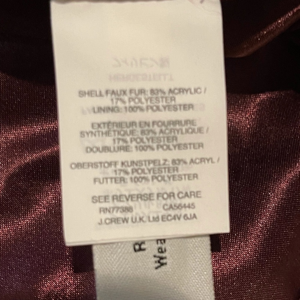 Jcrew women’s fur vest - Picture 6 of 8